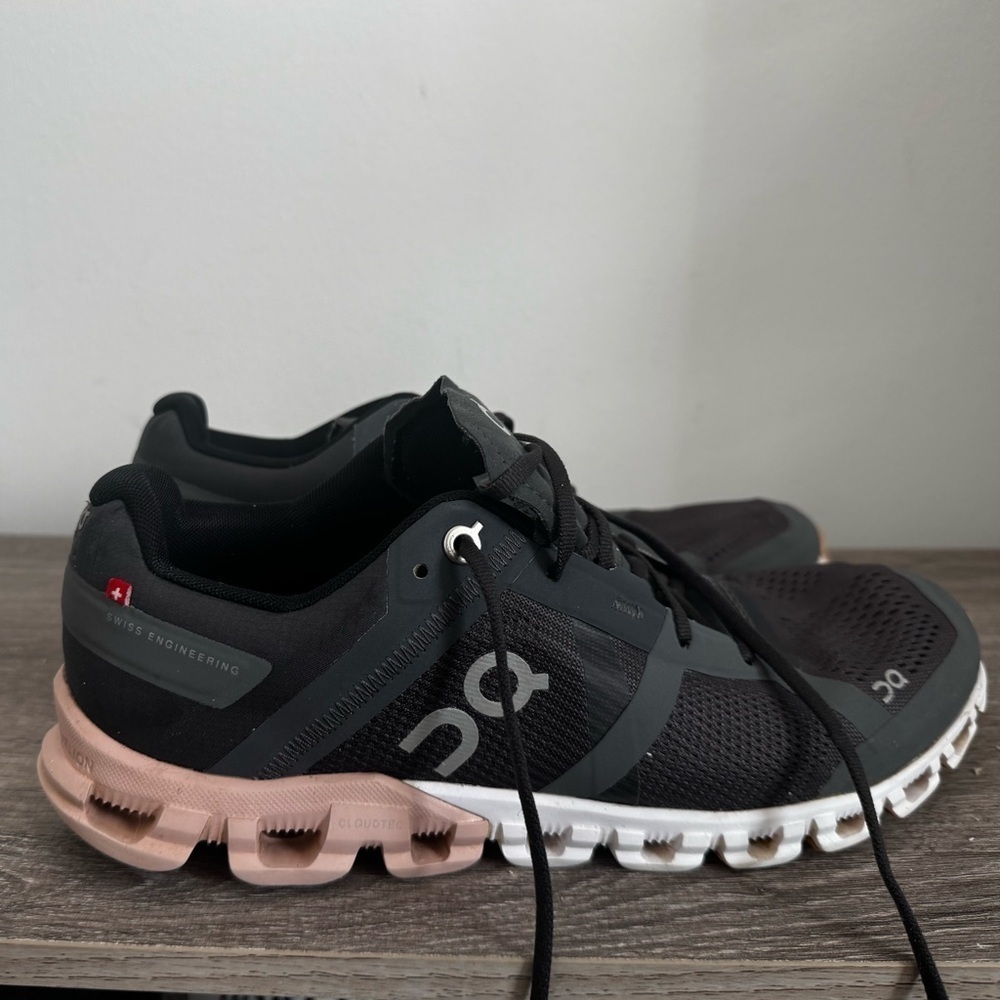 On Running Cloudflow Women’s Size 8.5 FVN-PI Rock Rose Cloudtec Helion - Picture 12 of 16